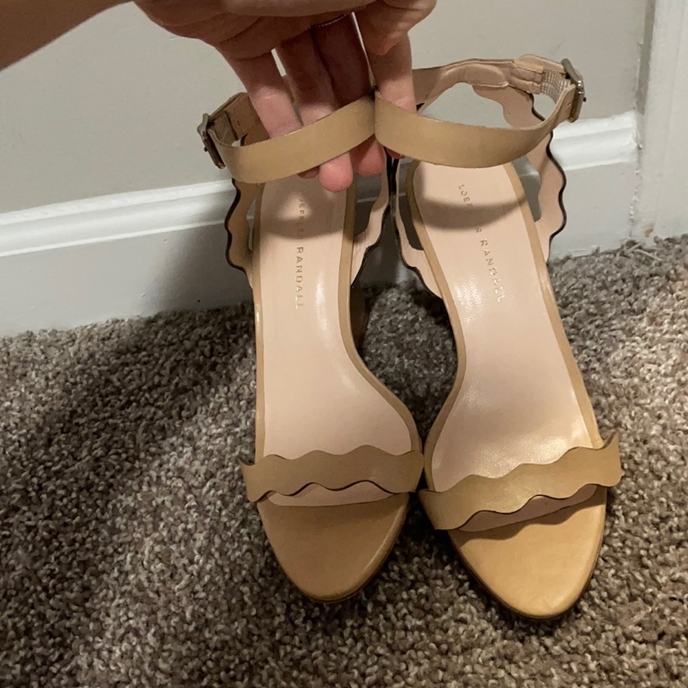 Loeffler Randall Leather Scalloped Wedges